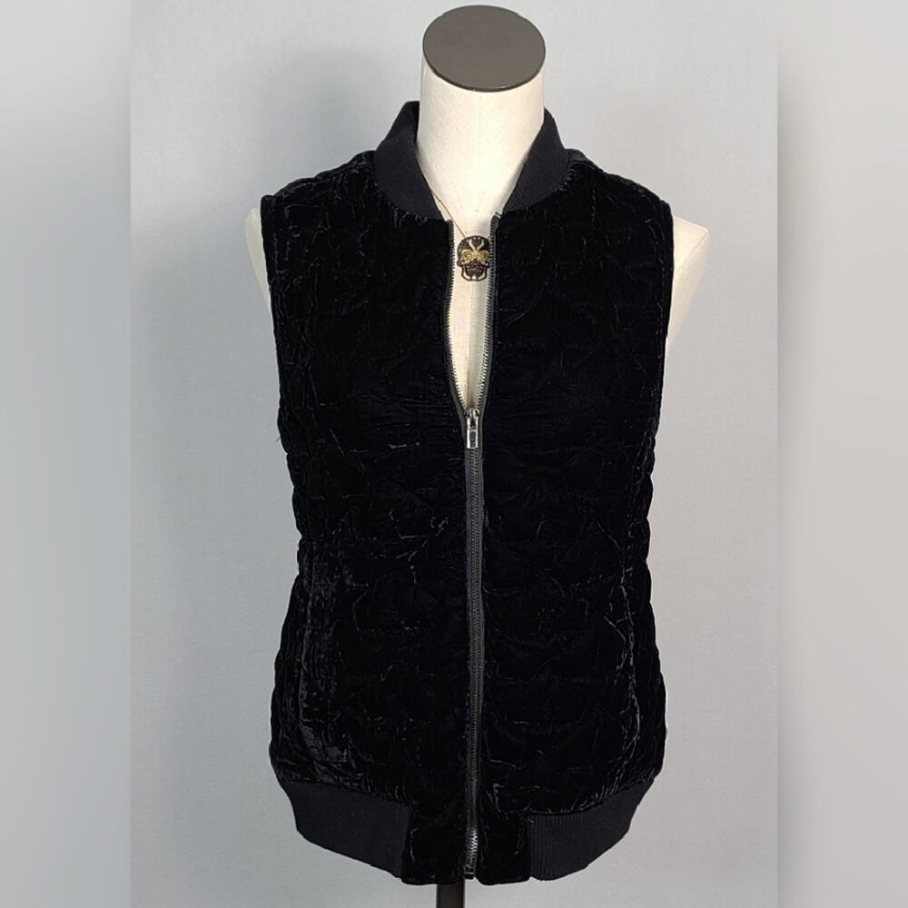 Black Quilted Women's Vest